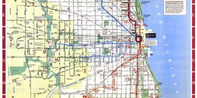 Thành phố của Chicago bản đồ