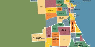 Bản đồ của khu dân cư ở Chicago
