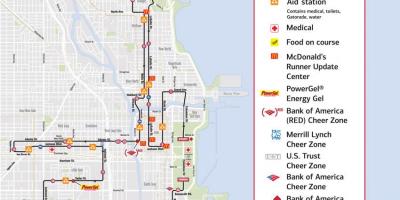Chicago marathon đua bản đồ