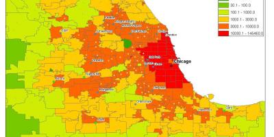 Nhân bản đồ của Chicago