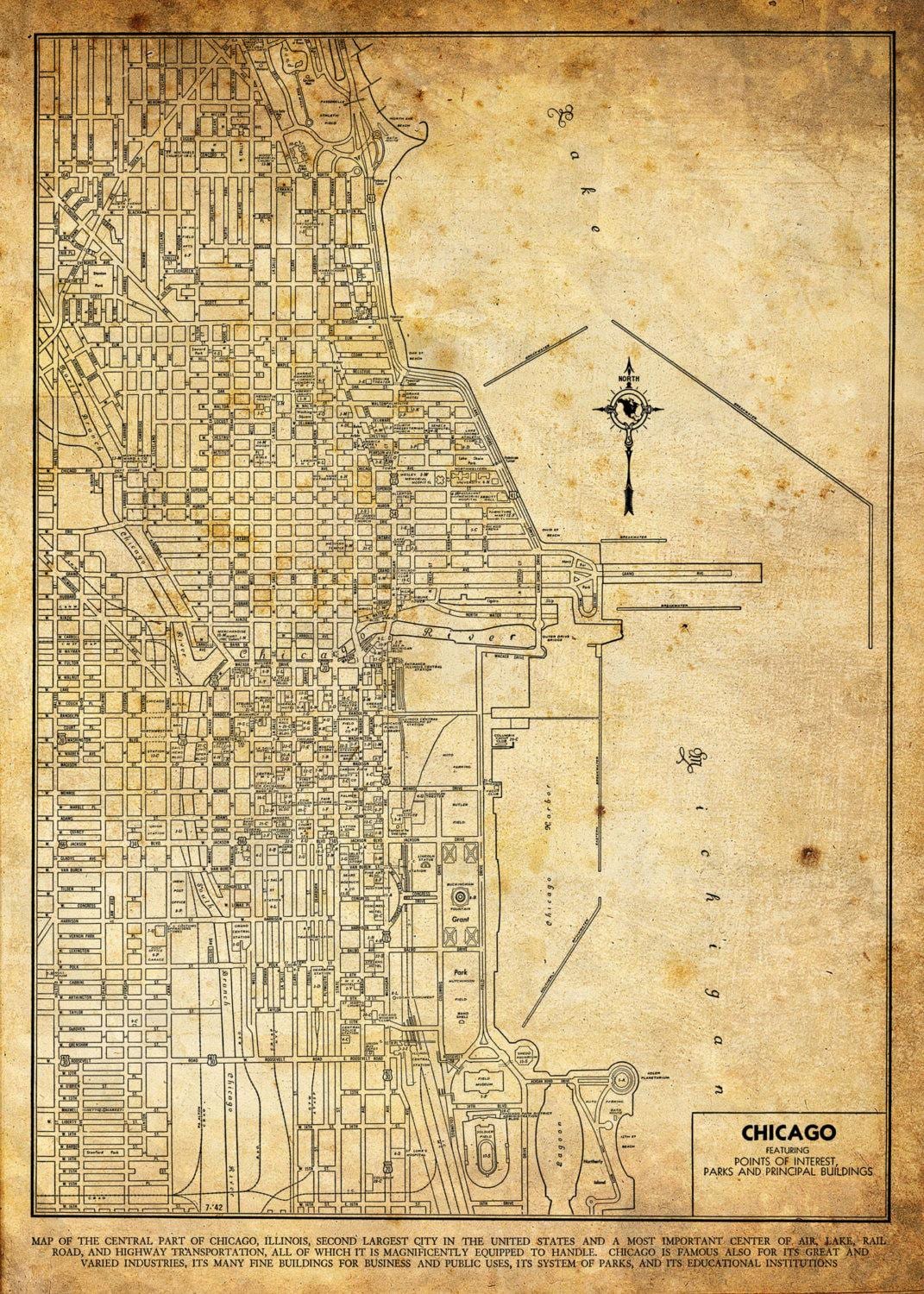 bản đồ của Chicago