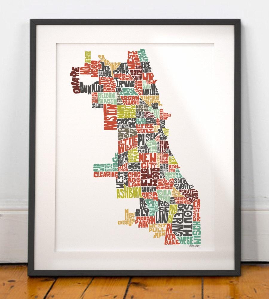 Chicago bản đồ nghệ thuật