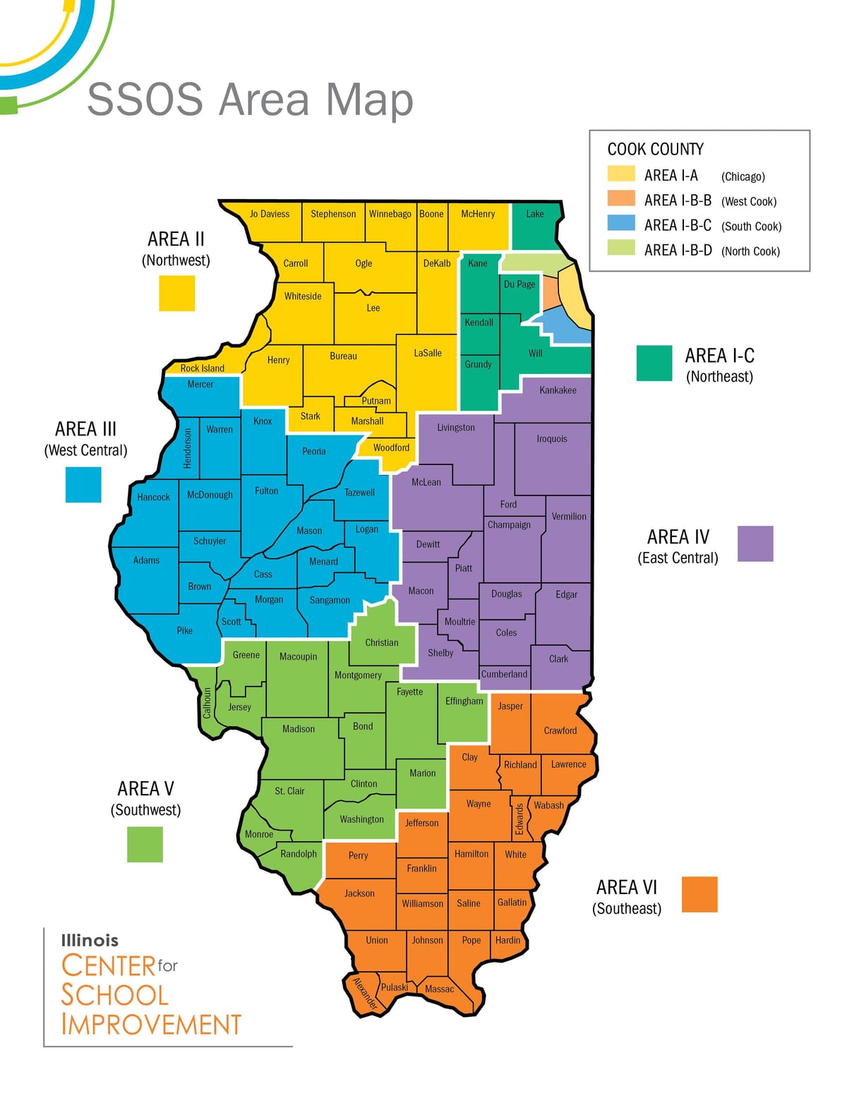 Chicago trường công bản đồ