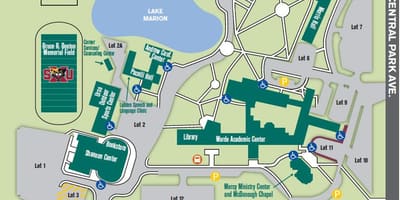 Đại học Chicago bản đồ trường