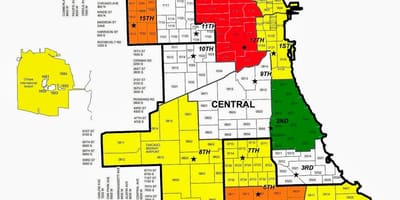 Cảnh sát Chicago bản đồ tội phạm
