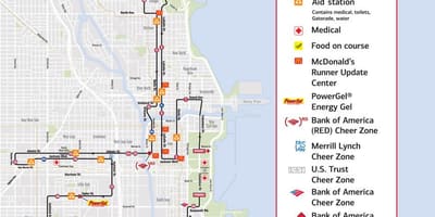 Chicago marathon đua bản đồ