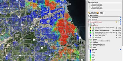 Chicago bắn điểm nóng bản đồ