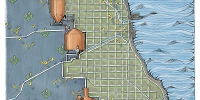 Chicago bia bản đồ