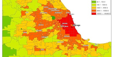 Nhân bản đồ của Chicago