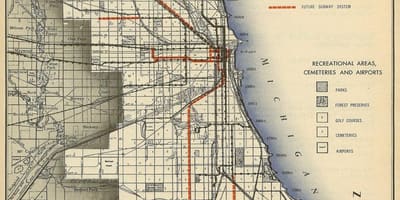 Bản đồ của Chicago tàu điện ngầm