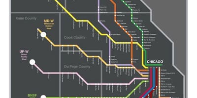 Thực bản đồ tàu Chicago