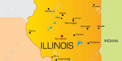 Chicago nước bản đồ