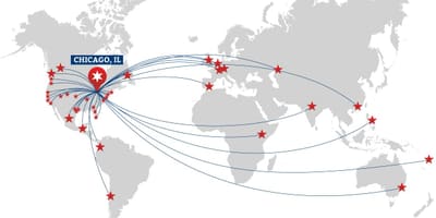 Chicago trên bản đồ