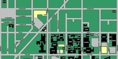 Bản đồ của MINOT trường west