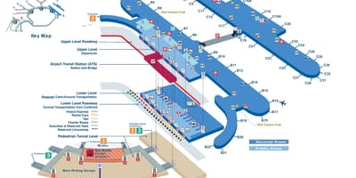 Bản đồ của O Hare thiết bị đầu cuối 1