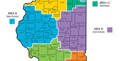 Chicago trường công bản đồ