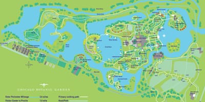 Chicago vườn bách thảo bản đồ